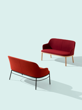 AGAMI 1156 - Upholstered fabric armchair high-back by Et al. - view 3